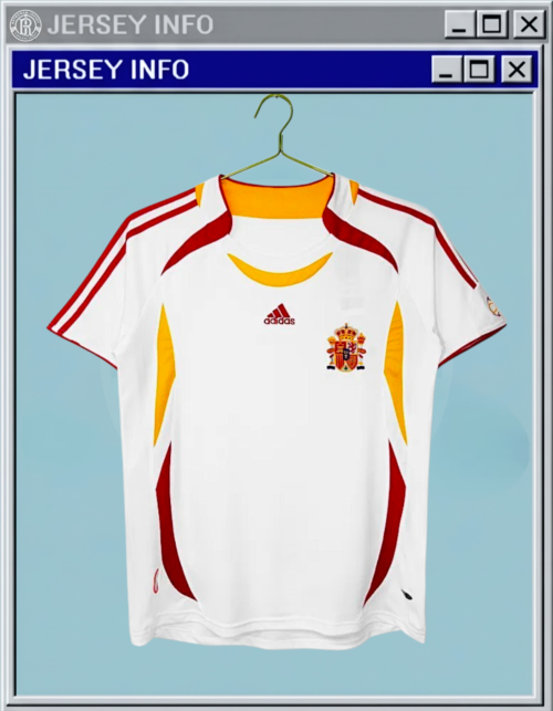 2006 Spain Away Jersey - "Germany 2006 World Cup" Retro