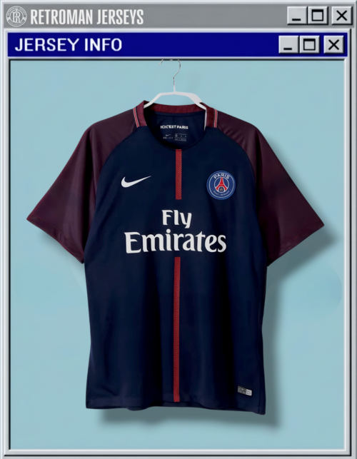 2017-18 PSG home jersey