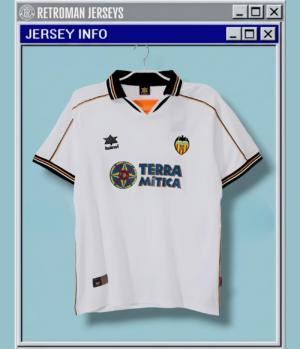1999-00 Valencia CF Home Jersey - Luanvi x Terra Mítica