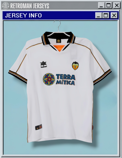 1999-00 Valencia CF Home Jersey - Luanvi x Terra Mítica
