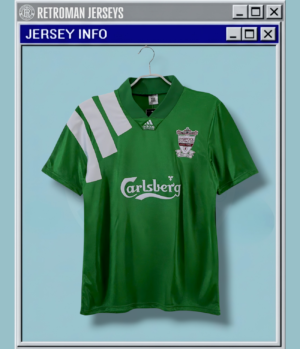 1992-93 Liverpool Away Centenary Jersey