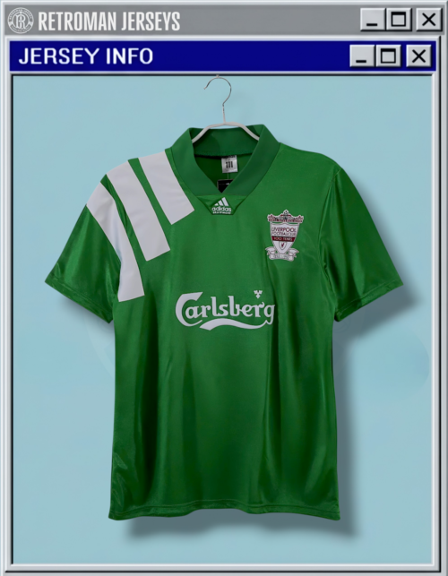 1992-93 Liverpool Away Centenary Jersey