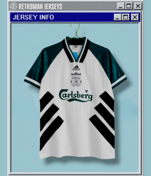 1993-95 Liverpool Away Jersey - Adidas x Carlsberg