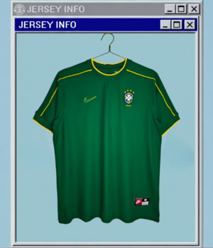 Retro 1998 Brazil Goalkeeper