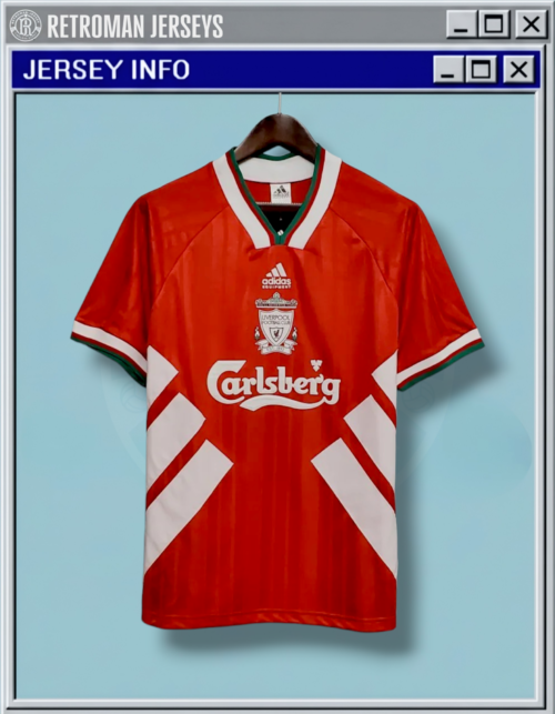 1993-94 Liverpool Home Jersey - Adidas x Carlsberg