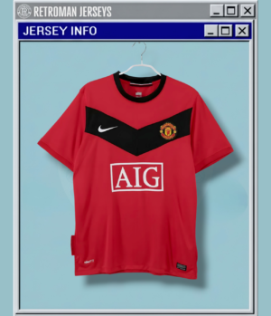 Manchester United 2009-10 Retro Home Shirt - Centenary Edition