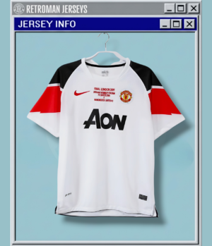 2010-11 Manchester United Away Shirt - Champions League Final Wembley
