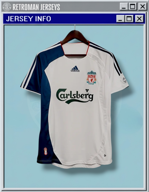2006-07 Liverpool Away Jersey - Adidas x Carlsberg