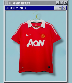 Manchester United 10/11 Retro Home Shirt - Premier League Champions Edition