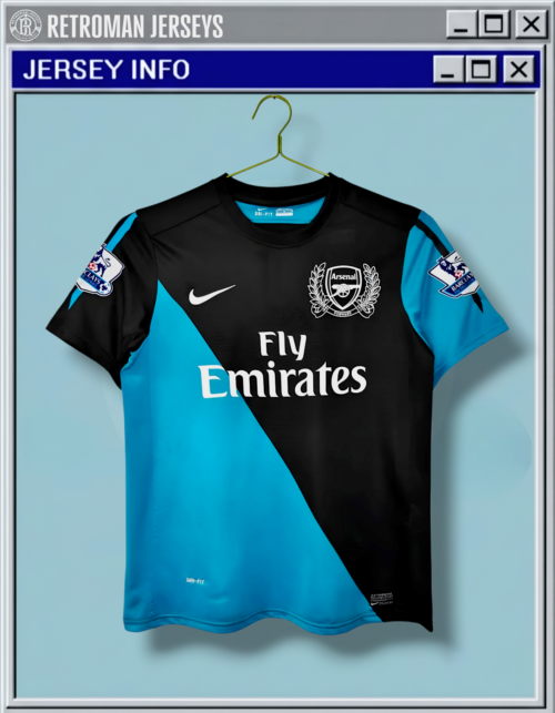 2011-12 Arsenal Away Jersey - Blue/Navy 125th Anniversary