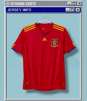 2010 Spain Home Jersey - Adidas "World Cup South Africa" Champions Edition