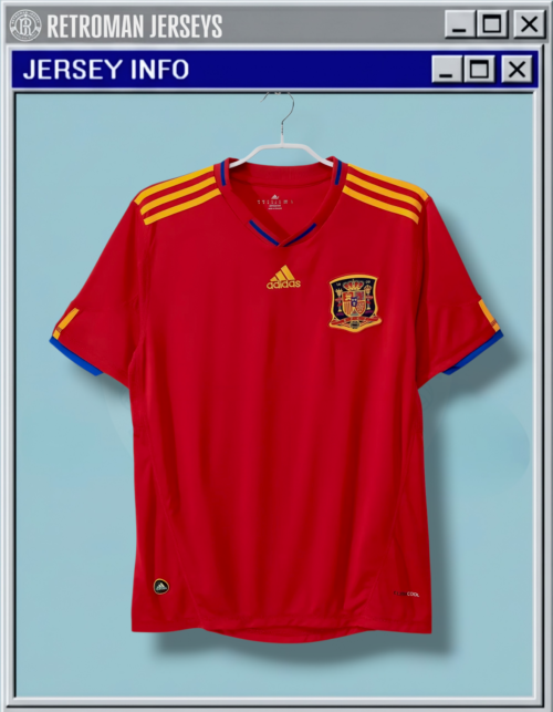2010 Spain Home Jersey - Adidas "World Cup South Africa" Champions Edition