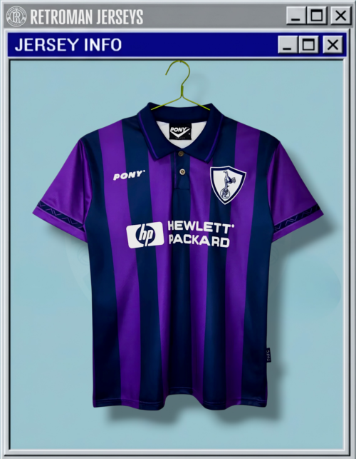 Tottenham Hotspur 1995-96 Away Jersey - Vintage Pony "HP" Edition