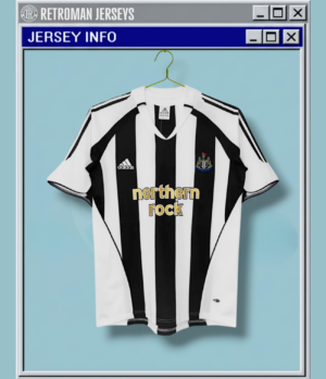 Newcastle United 2005-06 Home Jersey - Alan Shearer Final Season