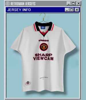 Manchester United 1995-96 Away Jersey - FA Cup Winners Season