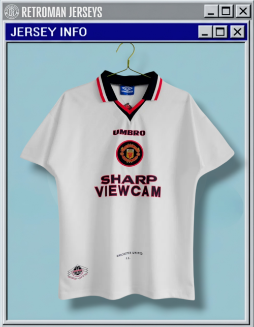 Manchester United 1995-96 Away Jersey - FA Cup Winners Season