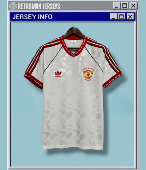 Manchester United 1990-91 Away Jersey - European Cup Winners' Cup Edition