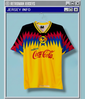 1995-96 Club América Home Jersey - Adidas x Coca-Cola