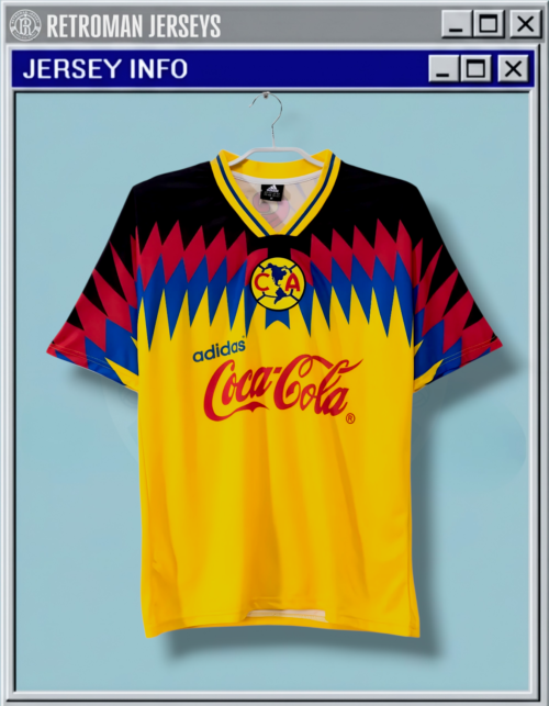 1995-96 Club América Home Jersey - Adidas x Coca-Cola