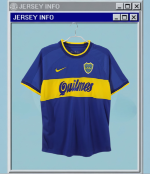 2000-01 Boca Juniors Home Jersey - Nike "Quilmes" Intercontinental Cup Champion