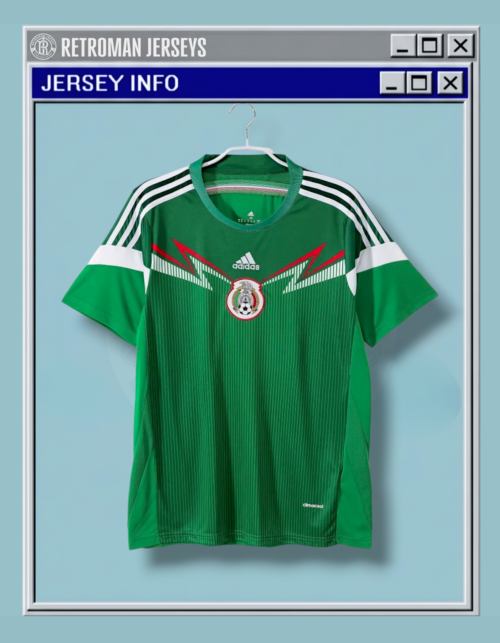 Mexico 2014 World Cup Home Retro Jersey