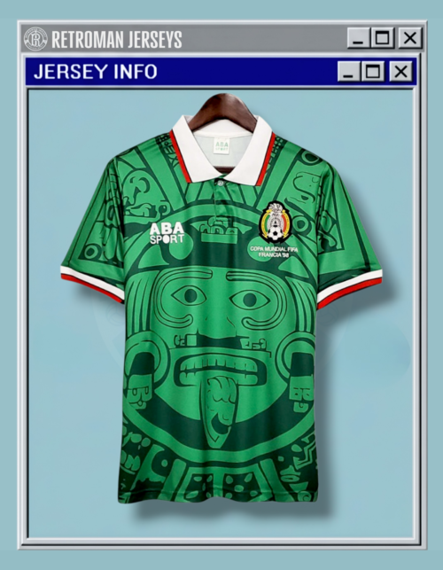 Mexico 1998 World Cup Home Retro Jersey