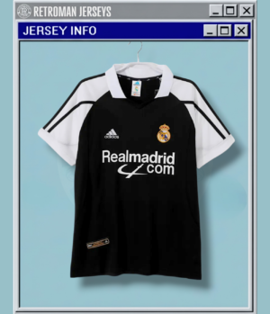 Real Madrid 2001-2002 Away Retro Jersey