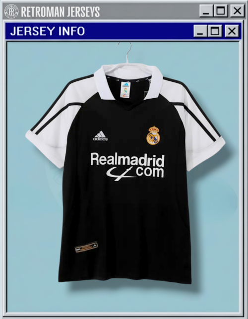 Real Madrid 2001-2002 Away Retro Jersey