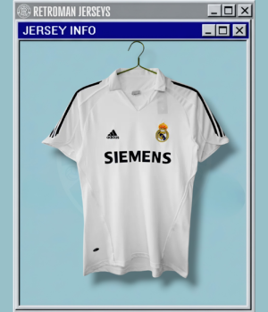 Real Madrid 2005-2006 Home Jersey